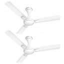 Havells 1200mm Milor Energy Saving Ceiling Fan (Pearl White, Pack of 2)...