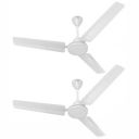 Havells 1200mm Mozel Energy Saving Ceiling Fan (Elegant White, Pack of 2)...