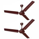 Havells 1200mm Mozel ES Ceiling Fan (Pack of 2, Brown)...