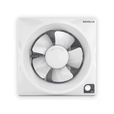Havells 200mm Ventil Air Smart Exhaust Fan | Strong Air Suction, Rust Proof Body and Dust Protection Shutters | Suitable for Bathroom, Kitchen & Office, 2 Year Warranty | (Pack of 1, White)