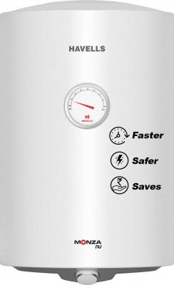 HAVELLS 50 L Storage Water Geyser (Monza Nu 50, White, Grey) (White, Grey)