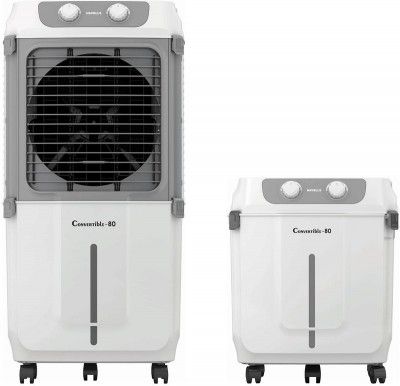 [Extra Rs 2249 OFF] HAVELLS 80 L Desert Air Cooler (Grey, White, Convertible-80)
