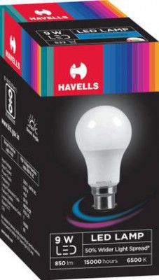 HAVELLS 9 W Basic Round B22 LED Bulb (White)
