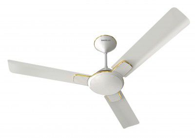 Havells 900mm Enticer Energy Saving Ceiling Fan (Pearl White Gold, Pack of 1)