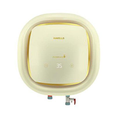 Havells Adonia i 25 Litre Smart Storage Water Heater with Alexa & Google Assistant enabled, IoT and iOS with mobile phones, wifi enabled and remote controlled (Ivory)