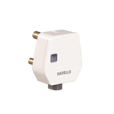 Havells AHLGWXW163 16A 3Pin Flat Plugtop with Indicator (Model: AHLGWXW163-Pk1)
