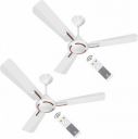 HAVELLS Ambrose | Remote Controlled | Low Noise | Upto 60% Energy Saving BLDC Motor 1200 W Ceiling Fan ( 5 Star | Pearl White Wood )...