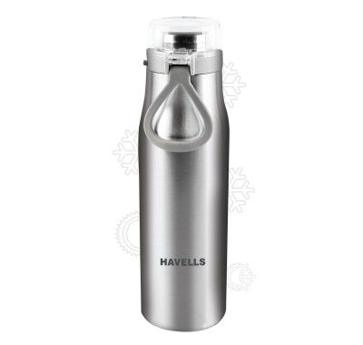 Havells Aqua-S Stainless Steel Water Bottle 590 ml Silver