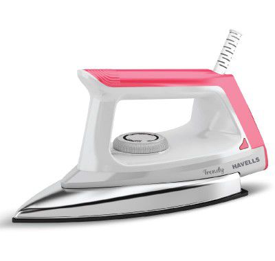 Havells Aquilla 1000 watt Dry Iron With American Heritage Non Stick Sole Plate