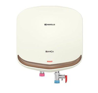 Havells Bianca 3 Litre Instant Water Heater | Twin Led Indicator, Ss Tank (Ivory Champagne Gold), Wall