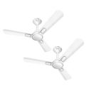 Havells Bianca Decorative BLDC 1200mm Energy Saving with Remote Control 5 Star Ceiling Fan (Pearl White, Pack of 2)...
