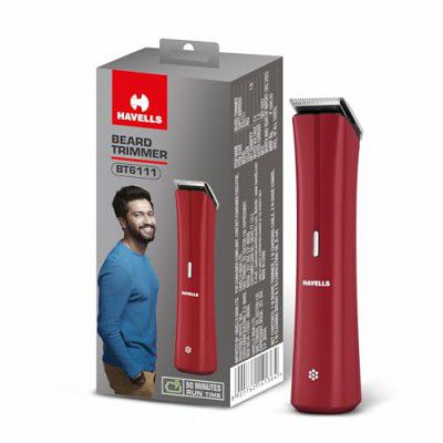 Havells Bt6111 Beard Trimmer, 90 Mins Runtime, Men