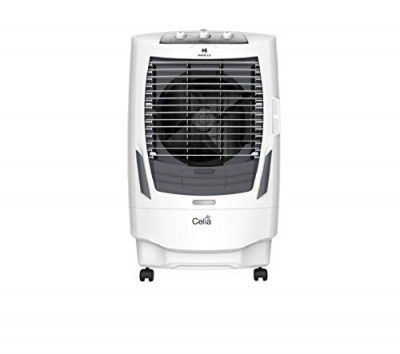 Havells Celia 55L Air Cooler for home | Ice Chamber | Collapsible Louvers