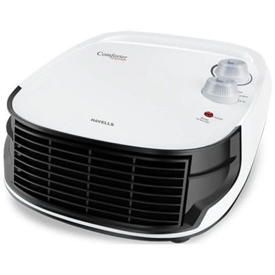 Havells Comforter 2000 Watt Room Heater with Overheat Protection|(White and Black)