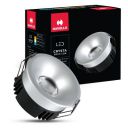 Havells Crysta Deco Cob 18W 6K Silver,Led-Spotlights with Independent Driver,Cool Daylight (6500K)...