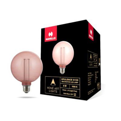 HAVELLS Decorative Bulb-OPULENCE G125 PINK 4W 1600K E27 LAMP
