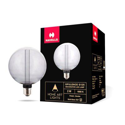 HAVELLS Decorative Bulb-OPULENCE G125 SMOKE 2W 1800K E27 LAMP