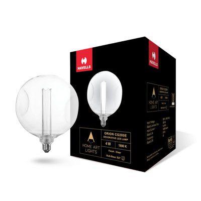 HAVELLS Decorative Bulb-ORION CG200E CLEAR 4W 1800K E27 LAMP