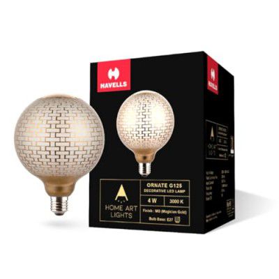 HAVELLS Decorative Bulb-ORNATE G125 MG 4W 3000K E27 LAMP