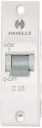 Havells DHMNCSPA025 PVC Plastic 25A SP C Mini MCB (White)...
