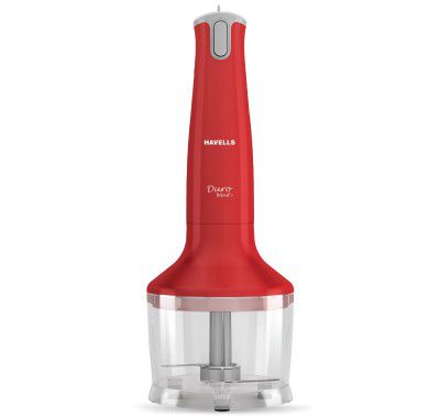 Havells Duro Blend S with Chopper Attachment 300W - Low Noise Copper DC Motor, Double Bush, Detachable Stem & 2 Years Warranty
