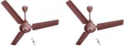 HAVELLS Efficiencia Neo 48 Brown 5 Star 26 Watts 1200 mm pack of 2 1200 mm 3 Blade Ceiling Fan 