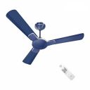 Havells Enticer Decorative BLDC 1200mm Energy Saving with Remote Control 5 Star Ceiling Fan (Indigo Blue Chrome, Pack of 1)...