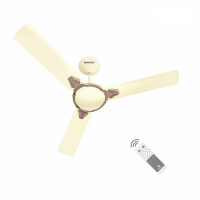 Havells Equs 1200mm Energy Saving with Remote Control 5 Star Decorative BLDC Ceiling Fan (Bianco Bronze, Pack of 1)