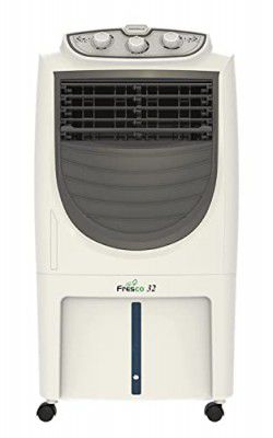 Havells Fresco 32L Personal Air Cooler for home | Powerful Air Delivery (White Grey)