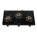 Havells GEOSLIM JUMBO Gas stove |3 Heavy Duty Forged Brass Burner (Black)...