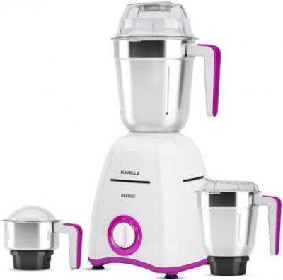 HAVELLS GHFMGDWV075 Klassic 750 W Mixer Grinder (3 Jars)