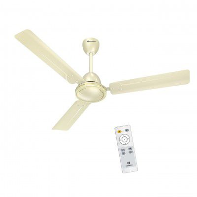 Havells Glaze Decorative BLDC 1200mm Enery Saving with Remote Control 5 Star Ceiling Fan (Bianco, Pack of 1)