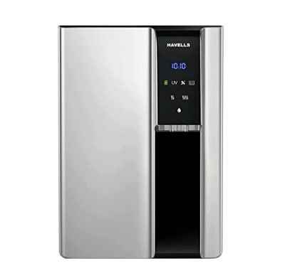 Havells Gracia Alkaline Water Purifier | Hot Warm | Ambient dispensing, Copper+Zinc+natural minerals, 8 stage Purification, 6.8L Stainless Steel tank, RO+UV+UV LED, 24*7 Tank Sanitization