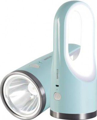 HAVELLS Halo 50 Rechargeable Torch  (Blue, 8.5 cm, Rechargeable)