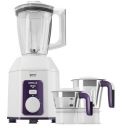 Havells Hexo Blend Mix 1000 watts with 3 Jar Blender (White & Purple),GHFMGCBV100...