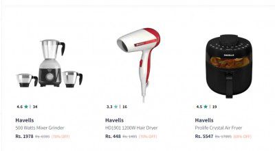 Havells Home & Kitchen Appliances up to 70% off
