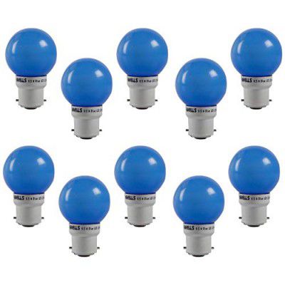 Havells LED Adore 0.5W B22 (Blue, Pack of 10)