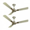Havells Leganza 3 Blade 1200mm Ceiling Fan (Bronze Gold, Pack of 2)...