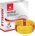 Havells lifeline 0.75 Sq.Mmlength 90M Fr Pvc Insulated Cable Yellow Whffdnya1X75...