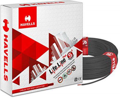Havells Lifeline Cable WHFFDNKA16X0 6 sq mm Wire (Black)