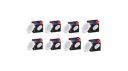 HAVELLS Luna 6W Downlight for Junction Box Round | Colour - Cool Day Light 6500K |3 inch Cutout, 22mm Height | High Voltage Protection Upto 4KV | Pack of 8...