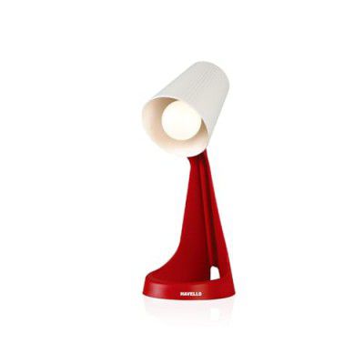 Havells Moderna B22 Lamp Base, Red & White