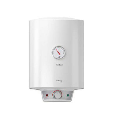Havells Monza EC 10 L Storage Water Heater, Metallic Body, 2000 W, 4 Star, With Free Flexi Pipe