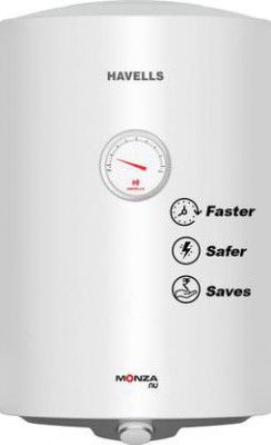 HAVELLS Monza Nu 50 50 L Storage Water Geyser (White, Grey)