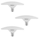 Havells Nu Bulb Plus 9W Base B22 4 Star Led Bulb (Cool White, Pack of 3), Standard (LHLDEUECNL8R009-PK3)...