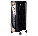 Havells OFR 7 Wave Fins with Fan 1900 watt (Black),GHROFBYK190...