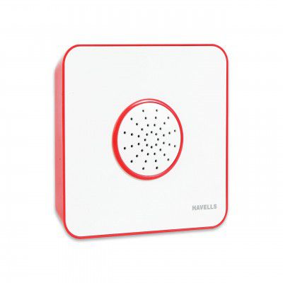 Havells Rubio Battery-Operated Doorbell with 25 Polyphonic Tunes