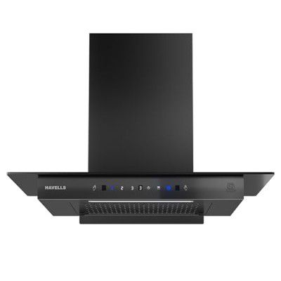 [2025 Model] Havells Sano 60cm T Shape Autoclean Kitchen Chimney (Black)