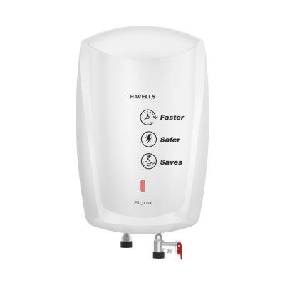 [Extra Rs.590 OFF] Havells Signa 5 Litre Instant Water Heater(Geyser) (White)