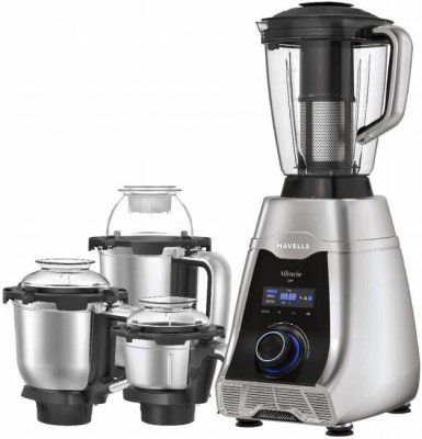HAVELLS NA 500 W Mixer Grinder (Silencio | 4 Jars | Grey, Black)